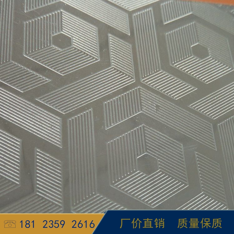 现货201冷轧不锈钢立方体花纹板 不锈钢平板 不锈钢花纹板