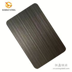 厂家直销 优质304拉丝仿古铜不锈钢板  无指纹油膜 防氧化