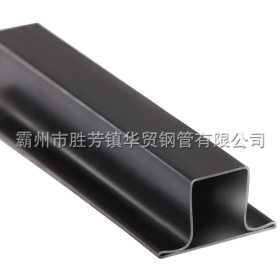 华贸钢管厂家大量生产异形管钢窗料家具用黑退管折弯管规格全