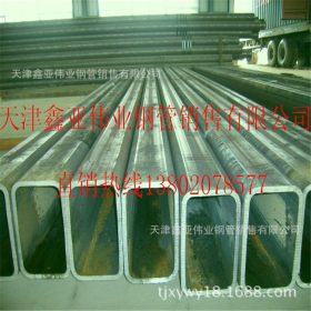天津销售Q235B大口径薄壁镀锌方管  Q215B钢结构用方管 矩形钢管