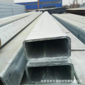 天津Q235C热轧方管价格 无缝厚壁方矩管 热镀锌矩形管  一支起订