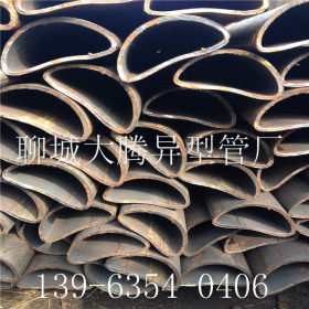 聊城大腾异型管加工厂 生产Q195冷拔热镀锌 平椭圆管 冷拔六角管