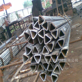 聊城五钢生产冷拔三角钢管 挤压三角无缝管 传动轴三角异形管