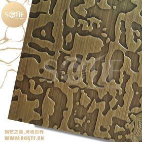 厂家批发气质高冷的不锈钢纳米自由纹青古铜装饰板