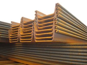 厂价直销各种规格U型钢板桩 拉森钢板桩  量大从优