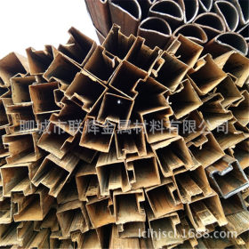聊城联辉焊管厂生产 Q195异型焊管 家具管 黑退管质优价廉