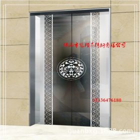 供应彩色不锈钢板 不锈钢电梯门板 彩色不锈钢拉丝蚀刻电梯门板