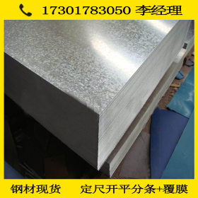 供应镀锌板 白铁皮 DX51D+Z80 压型钢板
