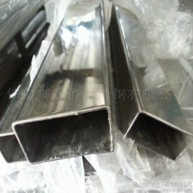 75*45*2.0|拉丝201不锈钢矩形管|装饰不锈钢扁管生产厂家