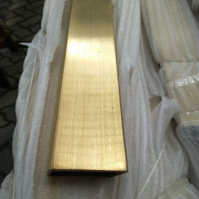 佛山厂家批发304不锈钢黄钛金光面方管200*200mm实厚0.8-4.5毫米