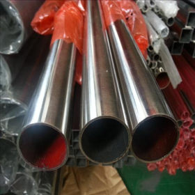 不锈钢厂家304光面拉丝不锈钢圆管外径50mm厚度0.6-1.8mm价格