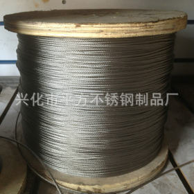 厂家销售 304 不锈钢钢丝绳 不锈钢丝绳 316L涂塑镀锌 钢丝绳