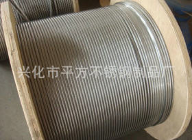 厂家生产 7*7 ;0.5 0.6 0.7 0.8不锈钢丝绳 耐拉不锈钢丝绳