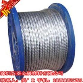 SUS304不锈钢钢丝绳 Pn包胶钢丝绳 防腐蚀钢丝绳_生产厂家