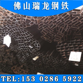 家具管材 薄壁异形黑铁管Q195镀锌钢管材 高频焊接家具管