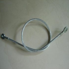 304不锈钢钢丝绳 316钢丝绳锁扣 镀锌包胶刚丝绳