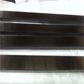 304-316黑钛金不锈钢矩形管70*25*1.0*1.2*1.5 黄钛金不锈钢扁管