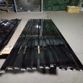 供应304黑钛金不锈钢方管304不锈钢镜面方管304不锈钢小方管