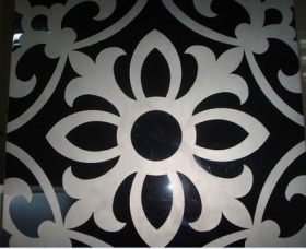 不锈钢黑钛花加工 多种花型 不锈钢加工板304彩色板