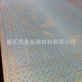 防滑热轧花纹板 扁豆镀锌花纹钢板，1.5厚可分零加工