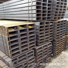 现货供应q235材质普通碳素钢槽钢 10#热镀锌凹槽钢材