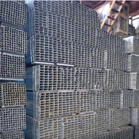 云南矿产钢材销售攀钢Q235B 热轧加工定制40*60x2-5x6000镀锌方管