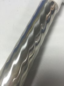 (佛山厂家)加工201 304欧式不锈钢压花管装饰花纹螺旋管18*0.9