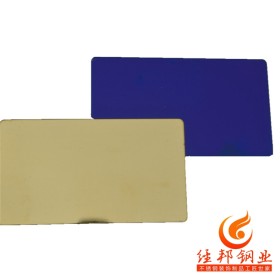 不锈钢钛金镜面8k板 厂家批发真空电镀精磨黄金色不锈钢装饰板材