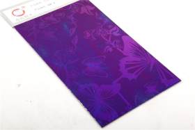 紫罗兰不锈钢蚀刻板  佛山高比不锈钢彩色蚀刻板加工价格