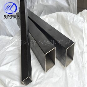 30*10*0.8黑钛金不锈钢扁管价格