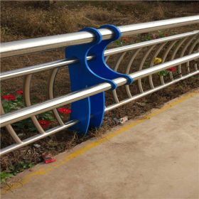 鄂尔多斯公路桥梁护栏 复合管栏杆 304不锈钢复合管