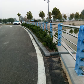 深圳不锈钢护栏立柱配件 桥梁防撞护栏加工直销