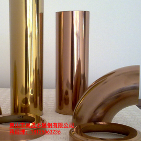 供应不锈钢彩色管 201材质圆管Φ19 电镀玫瑰金