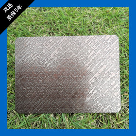 佛山现货供应201咖啡布纹不锈钢板 304咖啡布纹不锈钢板