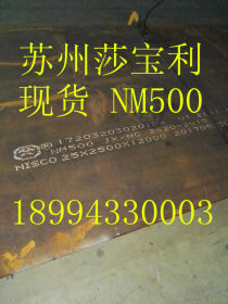 宝钢NM500耐磨板 兴澄NM500耐磨钢板 B-HARD500E可零割