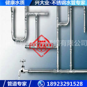 兴大业品牌水管 双卡压薄壁水管25.4*1.0MM 卫生级直饮水薄壁管道