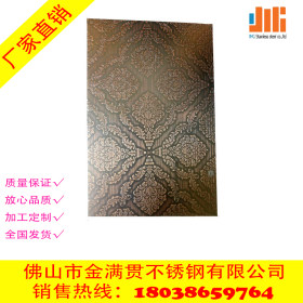 广东现货直销304青古铜不锈钢板 自由纹拉丝青古铜不锈钢加工厂家