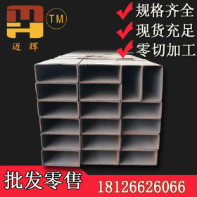 广东生产批发Q195国标黑方管 焊接性能好耐腐蚀普碳素热轧方铁管