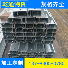 供应C型钢 Z型钢 钢结构厂房使用檩条 U型槽钢抗震檩条