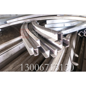 弧形钢管 广东专业钢材加工厂 热弯弧钢管槽钢角钢镀锌方管h型钢