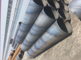 Q235B螺旋钢管大口径打桩立柱用螺旋钢管广告牌柱子用饮水排水管