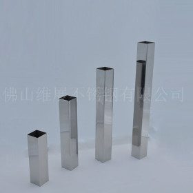 专业生产304不锈钢毛细方管7mm*7mm精密方管201实厚0.5、0.8现货