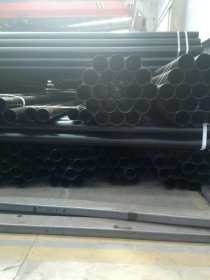 上赫加工定制 黑色热浸塑钢管 内外涂塑钢管 电力电缆保护钢管