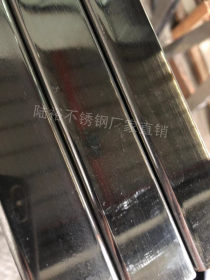 201/304/316不锈钢方管矩形管工业厚壁管镜面装饰管40*100*3.0