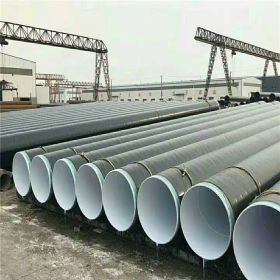 3PE防腐钢管厂家 输水用外3PE防腐螺旋钢管 加强级聚乙烯防腐钢管