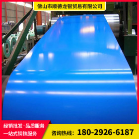 佛山龙银钢铁厂家直销 SPCC 上海宝钢彩涂板 现货供应规格齐全 0.