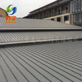 供应铝镁锰屋面板 杭州时宇厂家供应 别墅屋面专用32-410型0.8厚