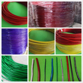 磨床不锈钢丝绳，PU包胶钢丝绳，耐磨PU涂塑钢丝绳，304磨床绳