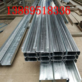 现货C型钢 定尺生产C型钢 钢结构檩条C型钢 生产热浸锌C型钢Z型钢