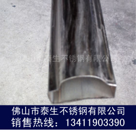 佛山厂家生产加工不锈钢异型管 扶手管  拉丝镜面镀色激光